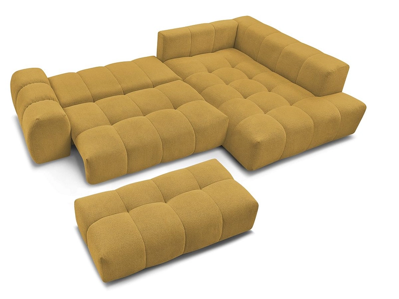 Canapé d'angle avec pouf BOBOCHIC EVEREST