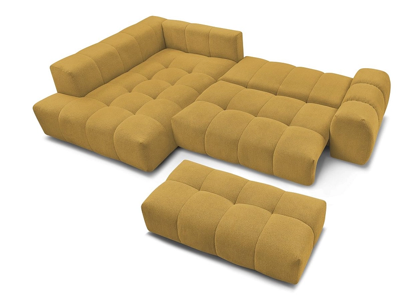 Canapé d'angle avec pouf BOBOCHIC EVEREST