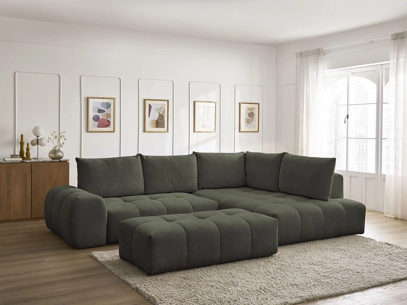 Ecksofa mit Hocker BOBOCHIC EVEREST