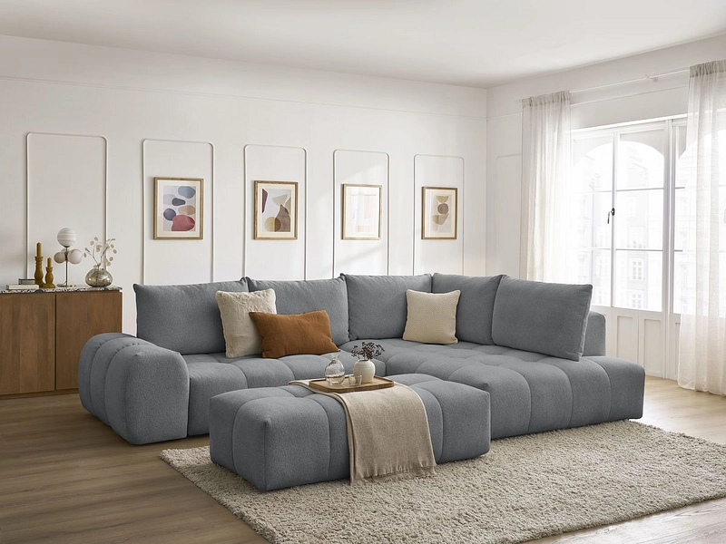 Ecksofa mit Hocker BOBOCHIC EVEREST