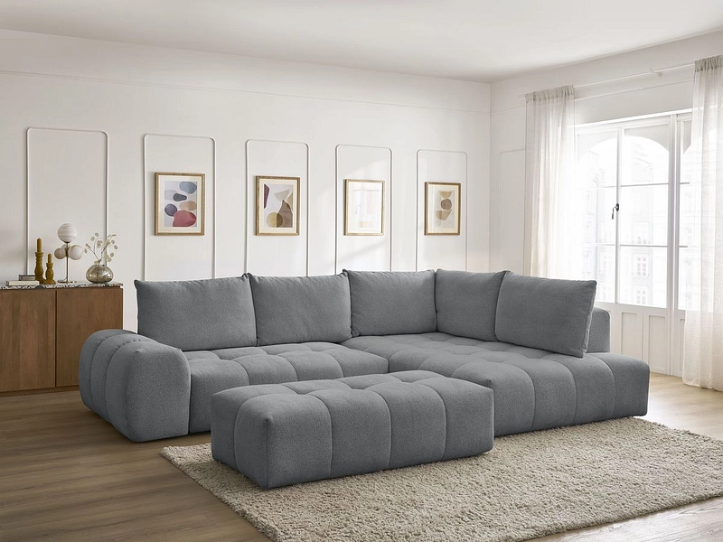 Ecksofa mit Hocker BOBOCHIC EVEREST