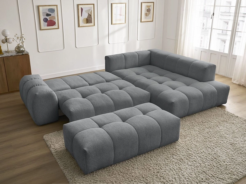 Ecksofa mit Hocker BOBOCHIC EVEREST