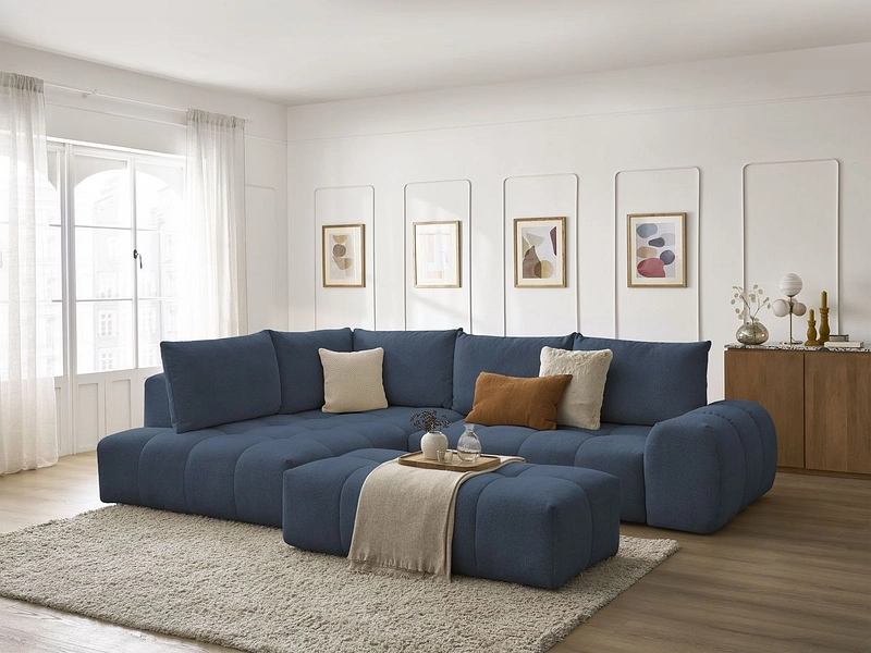 Ecksofa mit Hocker BOBOCHIC EVEREST