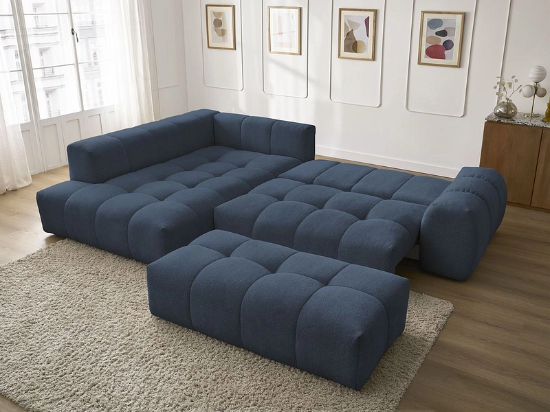 Ecksofa mit Hocker BOBOCHIC EVEREST