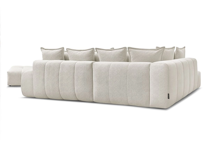 Divano ad angolo con pouf BOBOCHIC EVEREST