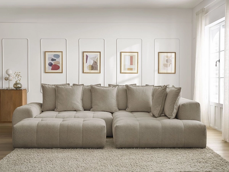 Ecksofa mit Hocker BOBOCHIC EVEREST