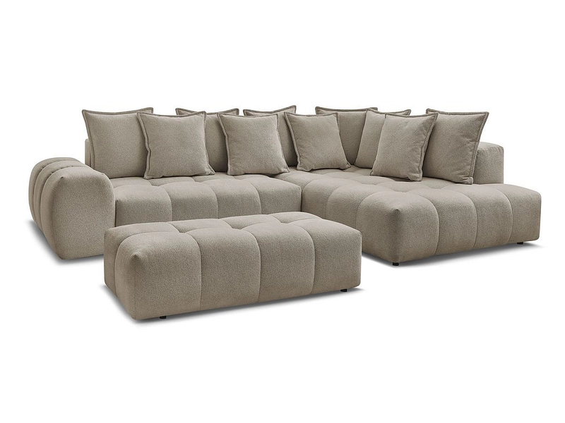 Ecksofa mit Hocker BOBOCHIC EVEREST