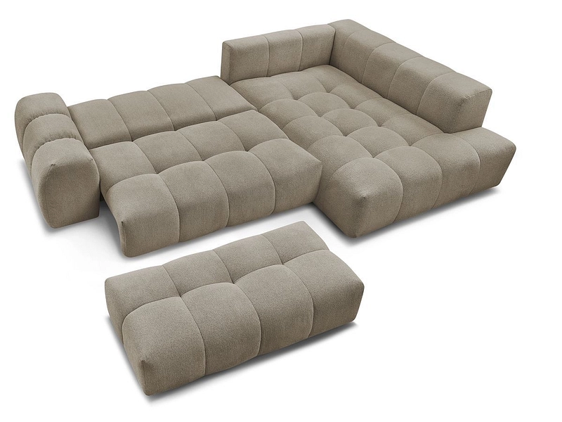 Ecksofa mit Hocker BOBOCHIC EVEREST