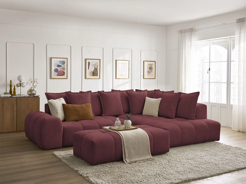 Ecksofa mit Hocker BOBOCHIC EVEREST