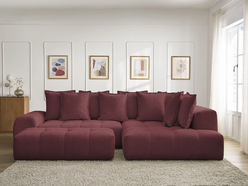 Ecksofa mit Hocker BOBOCHIC EVEREST