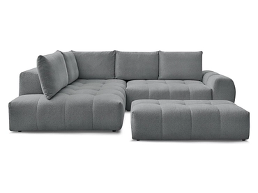 Canapé d'angle avec pouf BOBOCHIC EVEREST