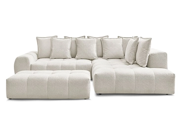 Canapé d'angle avec pouf BOBOCHIC EVEREST