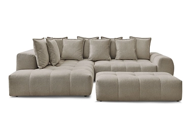 Canapé d'angle avec pouf BOBOCHIC EVEREST