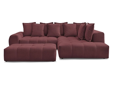 Ecksofa mit Hocker BOBOCHIC EVEREST