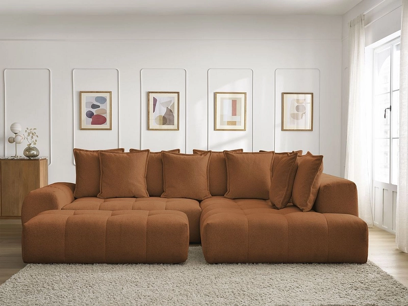 Ecksofa mit Hocker BOBOCHIC EVEREST