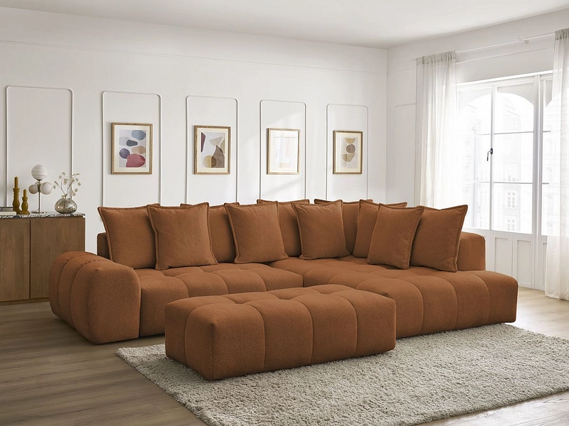 Ecksofa mit Hocker BOBOCHIC EVEREST