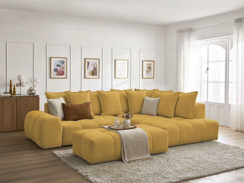 Ecksofa mit Hocker BOBOCHIC EVEREST