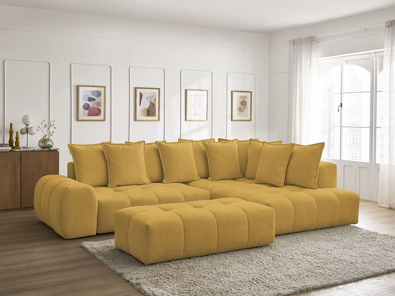 Ecksofa mit Hocker BOBOCHIC EVEREST