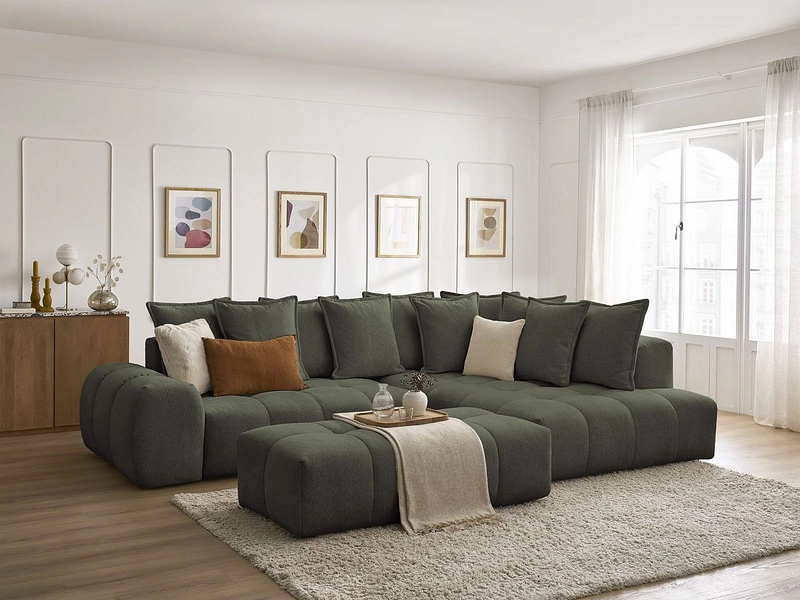 Ecksofa mit Hocker BOBOCHIC EVEREST