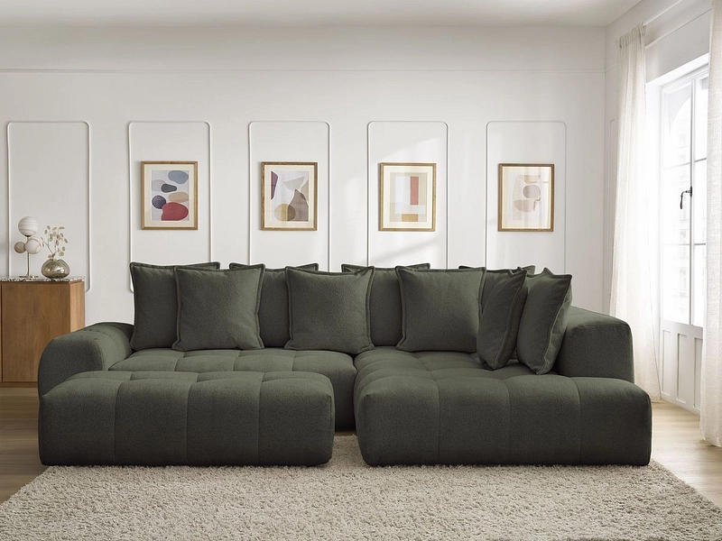 Ecksofa mit Hocker BOBOCHIC EVEREST