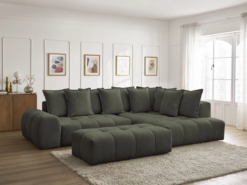 Ecksofa mit Hocker BOBOCHIC EVEREST