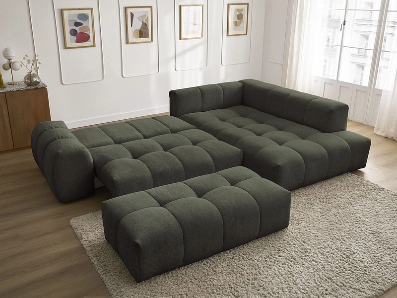 Ecksofa mit Hocker BOBOCHIC EVEREST