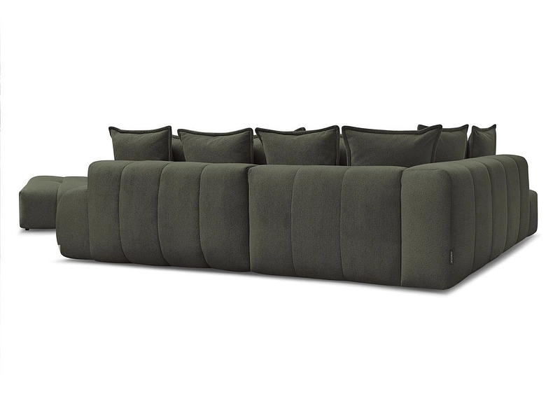 Divano ad angolo con pouf BOBOCHIC EVEREST