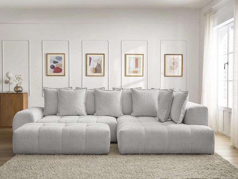 Ecksofa mit Hocker BOBOCHIC EVEREST