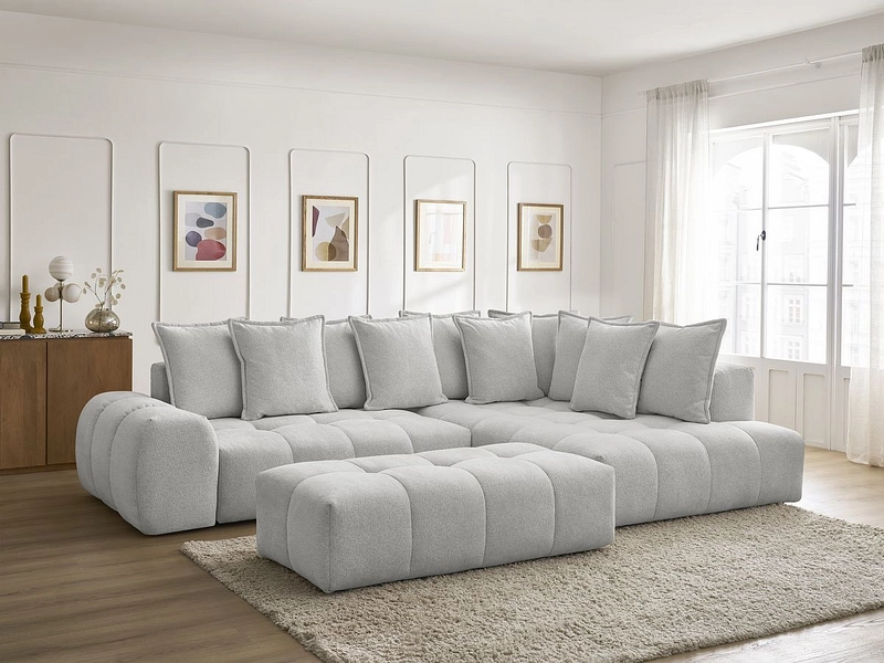 Ecksofa mit Hocker BOBOCHIC EVEREST