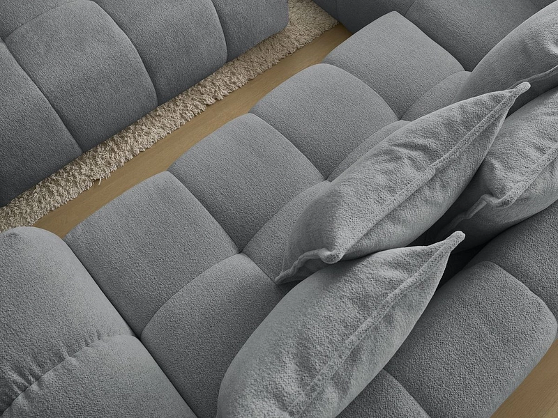 Canapé d'angle avec pouf BOBOCHIC EVEREST