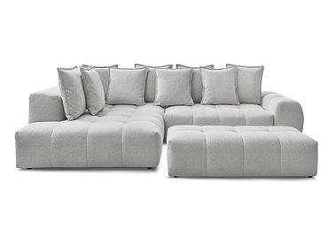 Canapé d'angle avec pouf BOBOCHIC EVEREST