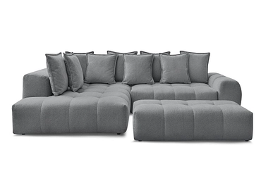 Canapé d'angle avec pouf BOBOCHIC EVEREST