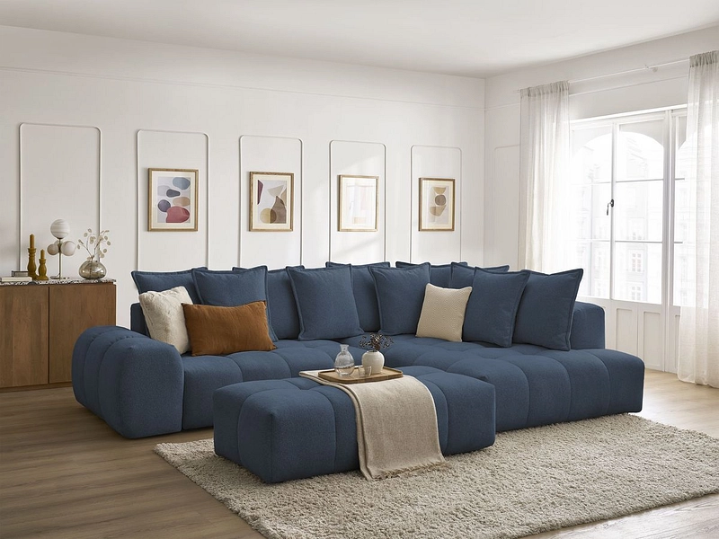Ecksofa mit Hocker BOBOCHIC EVEREST