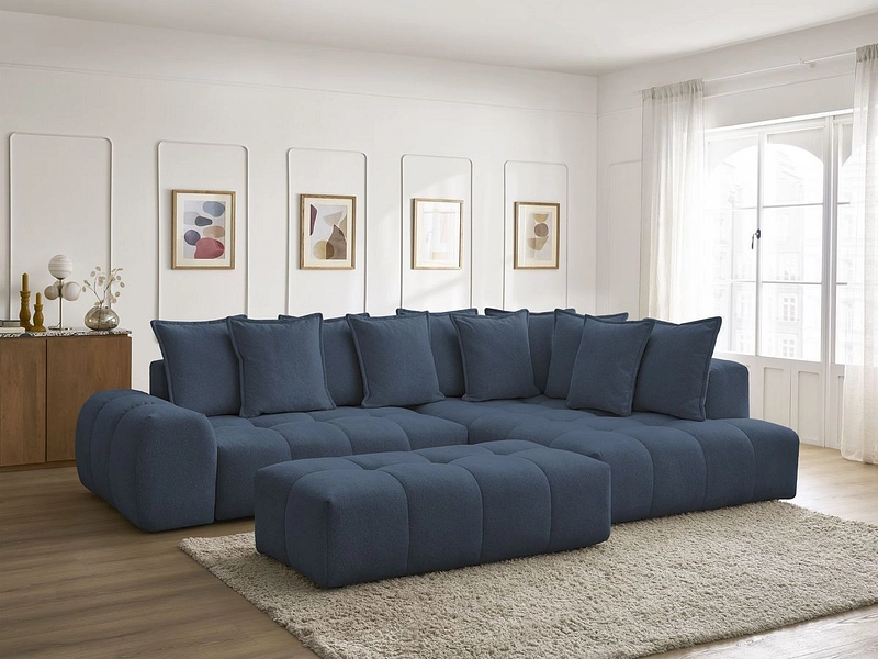 Ecksofa mit Hocker BOBOCHIC EVEREST