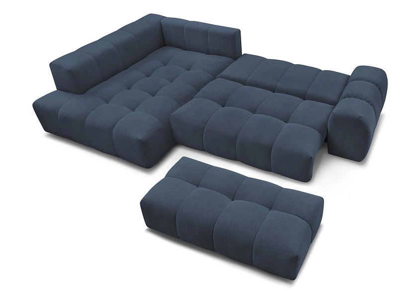 Canapé d'angle avec pouf BOBOCHIC EVEREST