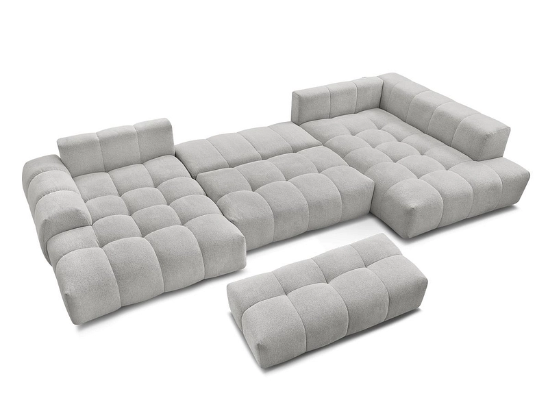 Panorama-Ecksofa mit Hocker BOBOCHIC EVEREST
