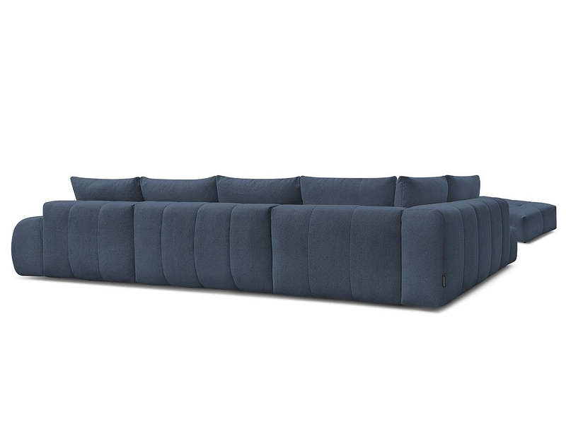 Canapé d'angle panoramique avec pouf BOBOCHIC EVEREST