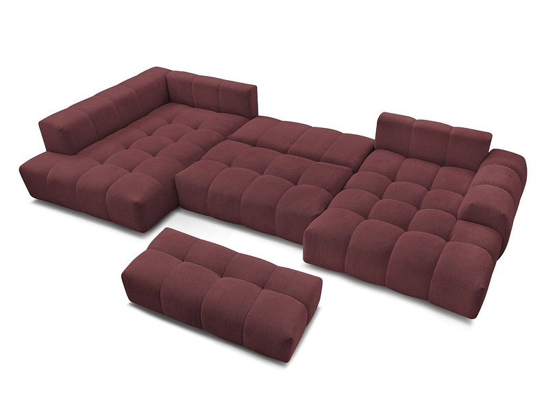Panorama-Ecksofa mit Hocker BOBOCHIC EVEREST