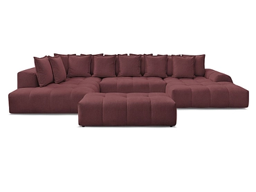 Panorama-Ecksofa mit Hocker BOBOCHIC EVEREST