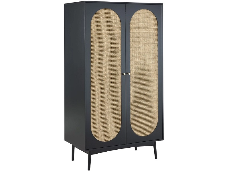 Armadio JANNA nero 2 porte