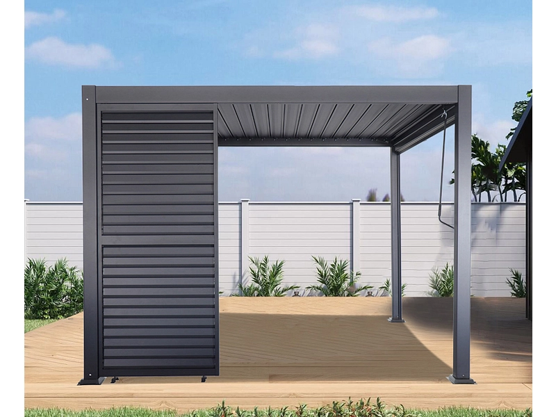 Paroi à lamelle pour pergola HOLBOX