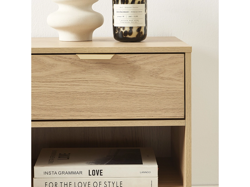 Set di 2 comodini BAÏTA JEANNE 1 cassetto