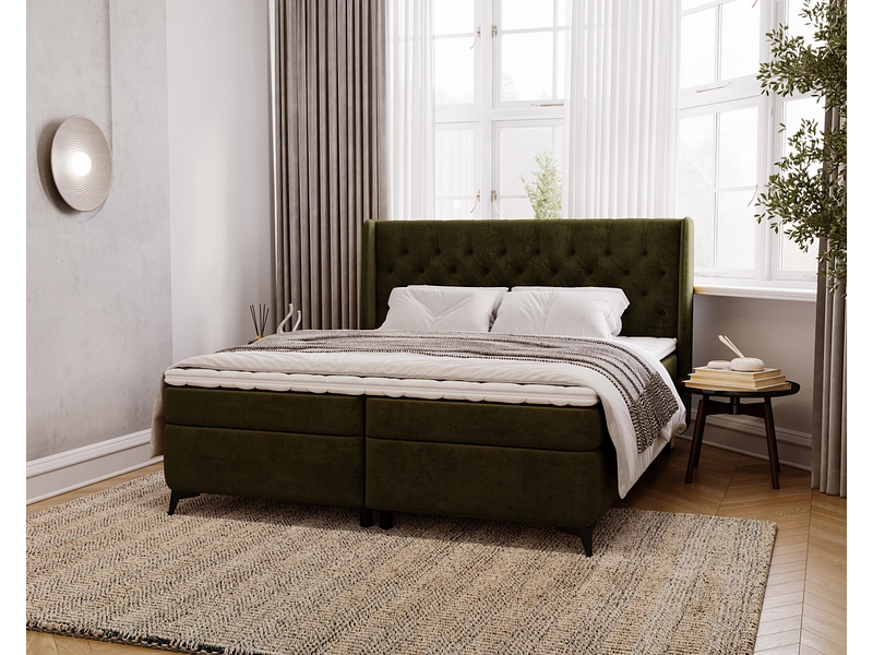 Boxspring ZARA vert Boxspring ZARA vert