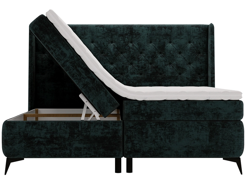 Boxspring ZARA cemento grigio ardesia