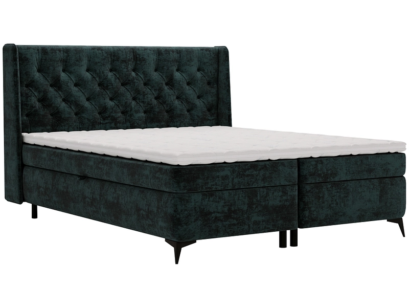 Boxspring ZARA cemento grigio ardesia