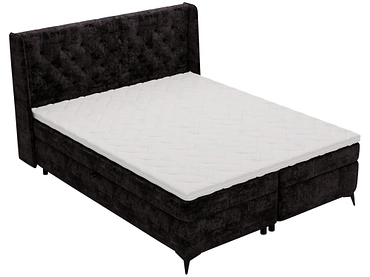 Boxspringbett ZARA schwarz