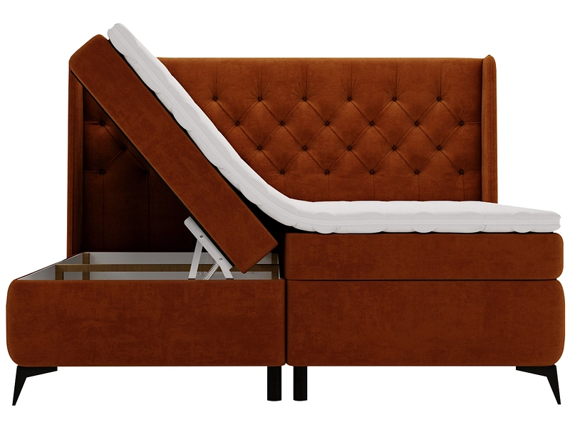 Boxspring ZARA ruggine