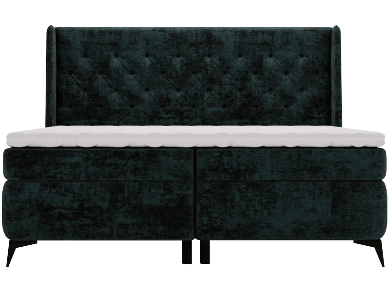 Boxspring ZARA cemento grigio ardesia