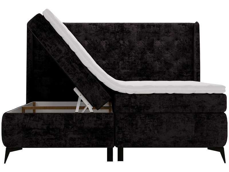 Boxspringbett ZARA schwarz