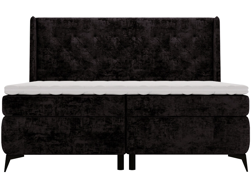 Boxspringbett ZARA schwarz
